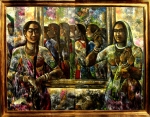 6. Creation acrylic on canvas 48×48 inch  Rs.180000.00.Dr.Ameeta Sigh-Rs.000000.00 (2)